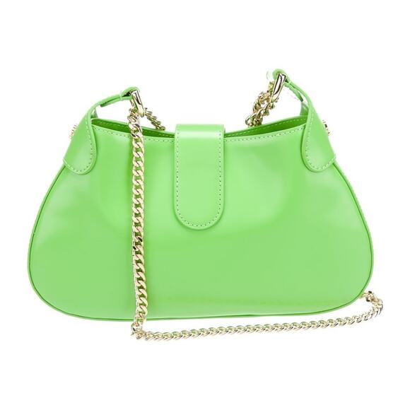 NWT $385 SANDRO Sweet Janet Chain Bag Vert Pomme Apple Green - Picture 5 of 13